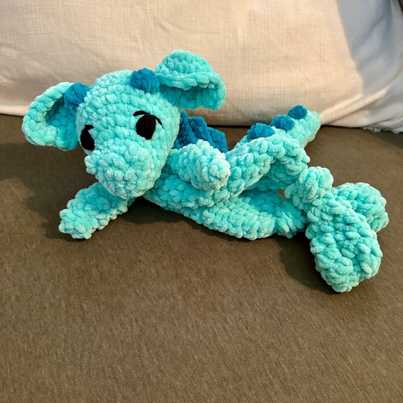 Crochet Dragon Lovey - Picture 2 of 5